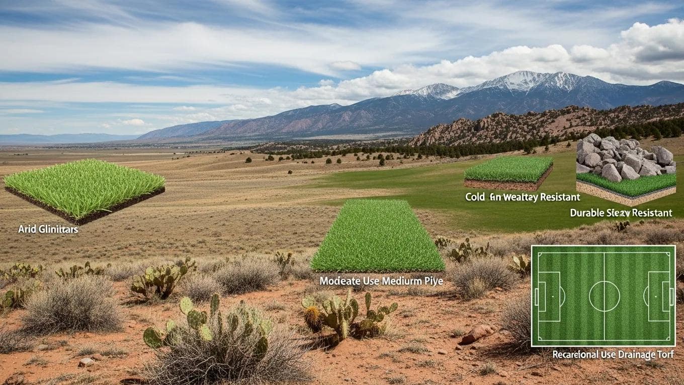 Vibrant scenic view of Colorado Springs showcasing diverse soil types and climate impacts on landscaping