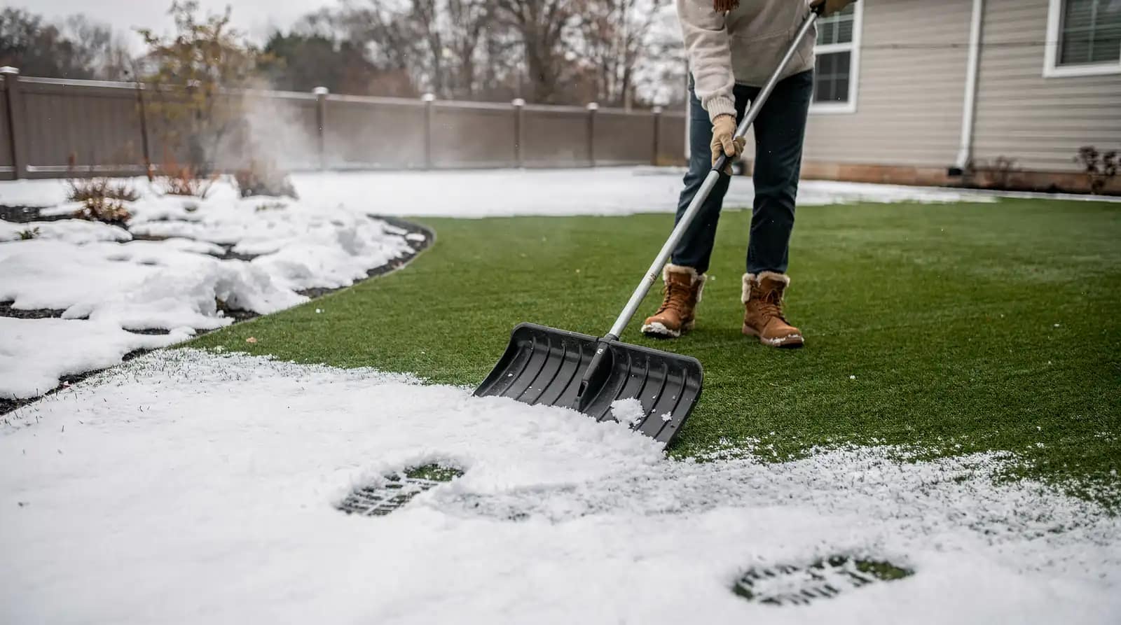 How Does Artificial Turf Ease Winter Snow Care in Colorado